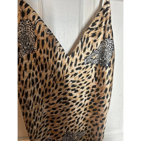 L’AGENCE Jodie Slip Dress Leopard Print Women’s Size XS - Picture 3 of 7